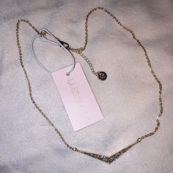 JULES SMITH | 14K Gold Plated Crystals Pave Pendant & Matching Earrings Set - Picture 12 of 14